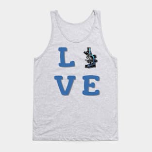 Love, microscope Tank Top